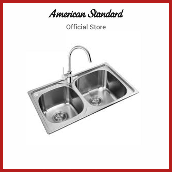 American Standard Kitchen Sink Bowl with Waste and Overflow (FFASX101-602B50BC5)