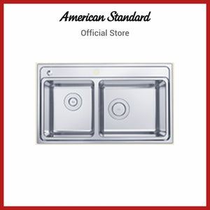 American Standard Kitchen Sink Bowl with Waste and Overflow (FFASX104-602B50BC5)