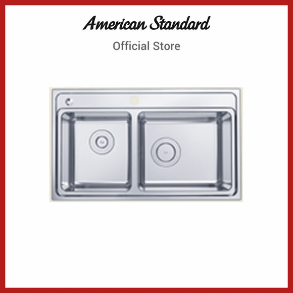 American Standard Kitchen Sink Bowl with Waste and Overflow (FFASX104-602B50BC5)