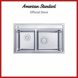 American Standard Kitchen Sink Bowl with Waste and Overflow (FFASX104-602B50BC5)