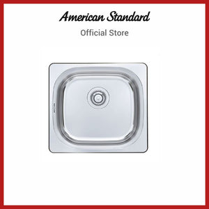 American Standard Kitchen Sink Small Single-Bowl with Waste and Overflow (FFASX110-202B50BC5)