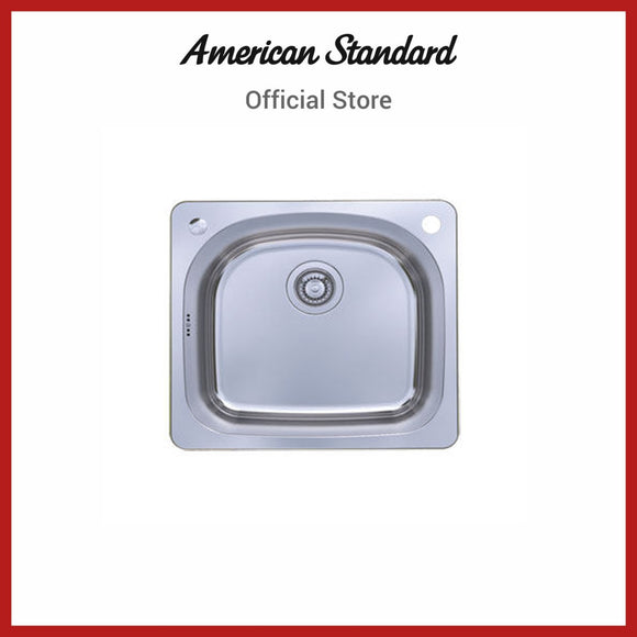 American Standard Kitchen Sink Single-Bowl with Waste and Overflow (FFASX112-202B50BC5)