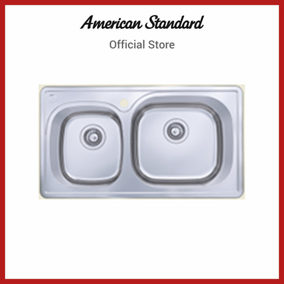 American Standard Kitchen Sink Bowl with Waste and Overflow (FFASX103-602B50BC5)