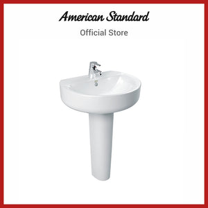 American Standard Concept Sphere Wall Hung Wash Basin With Full Pedestel (0552/0742-WT-0)