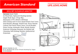 American Standard AEROZEN Shower Toilet (2012-WT-9)