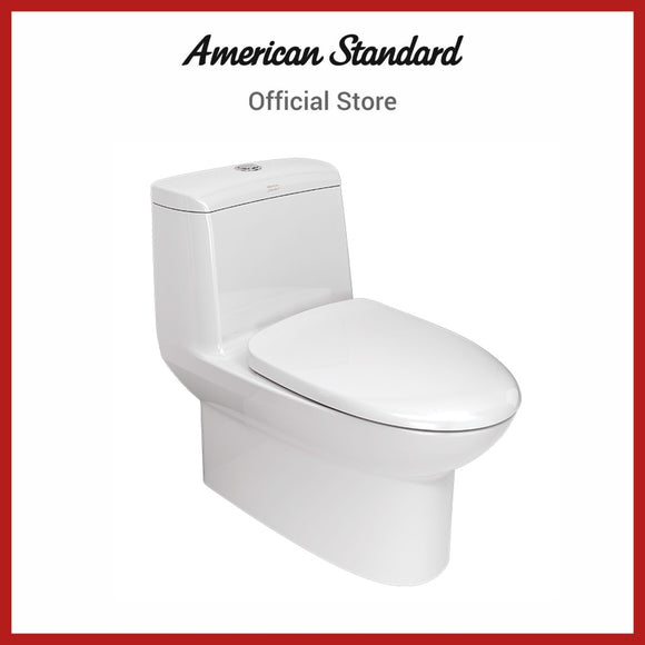 American Standard Milano- One Piece Toilet With S&C Seat (2041SC-WT-0)