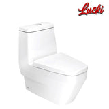 American Standard IDS Clear Two Piece Toilet With S&C Seat (2230SC-WT0)