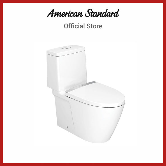 American Standard Acacia E Close Coupled Toilet With S&C Seat (2307-WT-0)