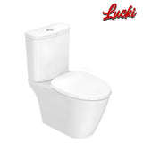 American Standard Compact Codie Close Coupled Toilet With S&C Seat (2407SC-WT-0)