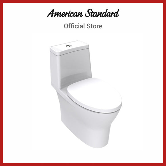 American Standard Flexio One Piece Toilet Slow Closeing Comfort Clean Technology / Wash Down (2530-WT-0)
