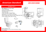 American Standard Neo Modern-Two Piece Toilet (2630NSC-WT-0)