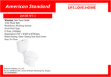American Standard Winston-Two Piece Toilet (2693W-WT-3)