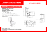 American Standard Winston-Two Piece Toilet (2696SCW-WT-0)