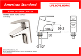 American Standard Cygnet Basin Mono Faucet Cold Only (A-0306-10)