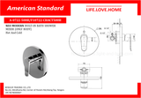 American Standard Neo Modern Shower Mixer without Shower Head (A-0722-500B)