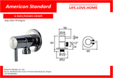 American Standard Stop Valve Size 1/2" One-Way (A-5601)