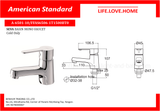 American Standard Seva Basin Mono Faucet Cold Only (A-6501-10)