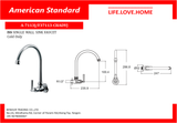 American Standard Iss-Kitchen Sink Mono Cold Only (A-7113J)