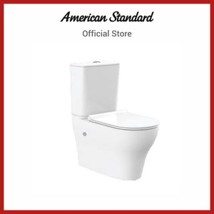 American Standard Cygnet Hygiene Rim Two-piece Toilet Bowl ARMORLID Slow Closing Seat Cover (CL26255-6DACTCB)