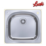 American Standard Kitchen Sink Single-Bowl with Waste and Overflow (FFASX112-202B50BC5)