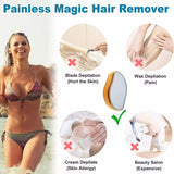 Nano Easy Cleaning Reusable Painless Safe Physical Hair Removal Crystal Hair Eraser
