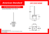 American Standard Acacia Evolution Toilet Brush (K-1386-49-N)