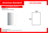 American Standard Splash-Mirror (LQ-03)